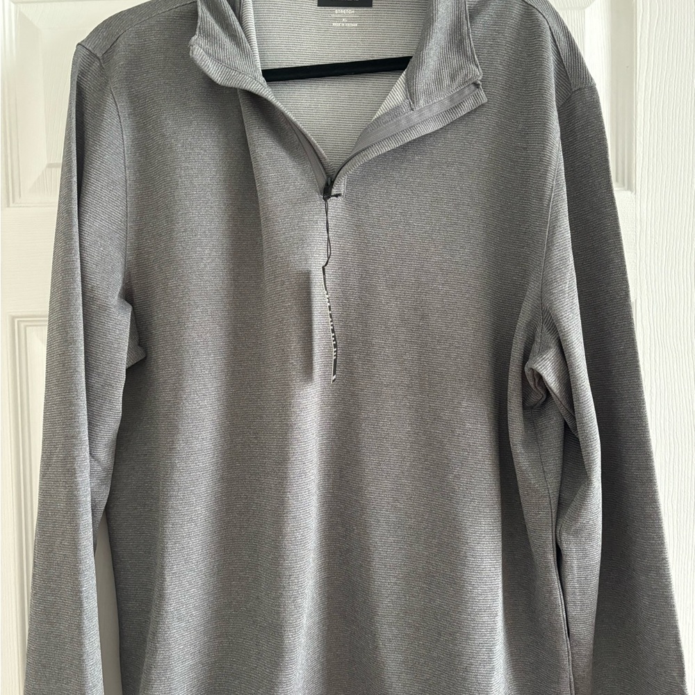 Gray Alfani Quarter-Zip Pullover